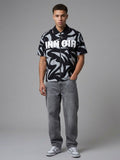Black Mirage Zip Shirt